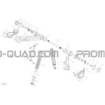 Suspension Arrière _26T1526 pour Can-am Toutes les cylindrées 2015 Outlander 400 EFI