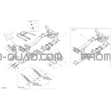 Châssis _30T1526 pour Can-am Toutes les cylindrées 2015 Outlander 400 EFI
