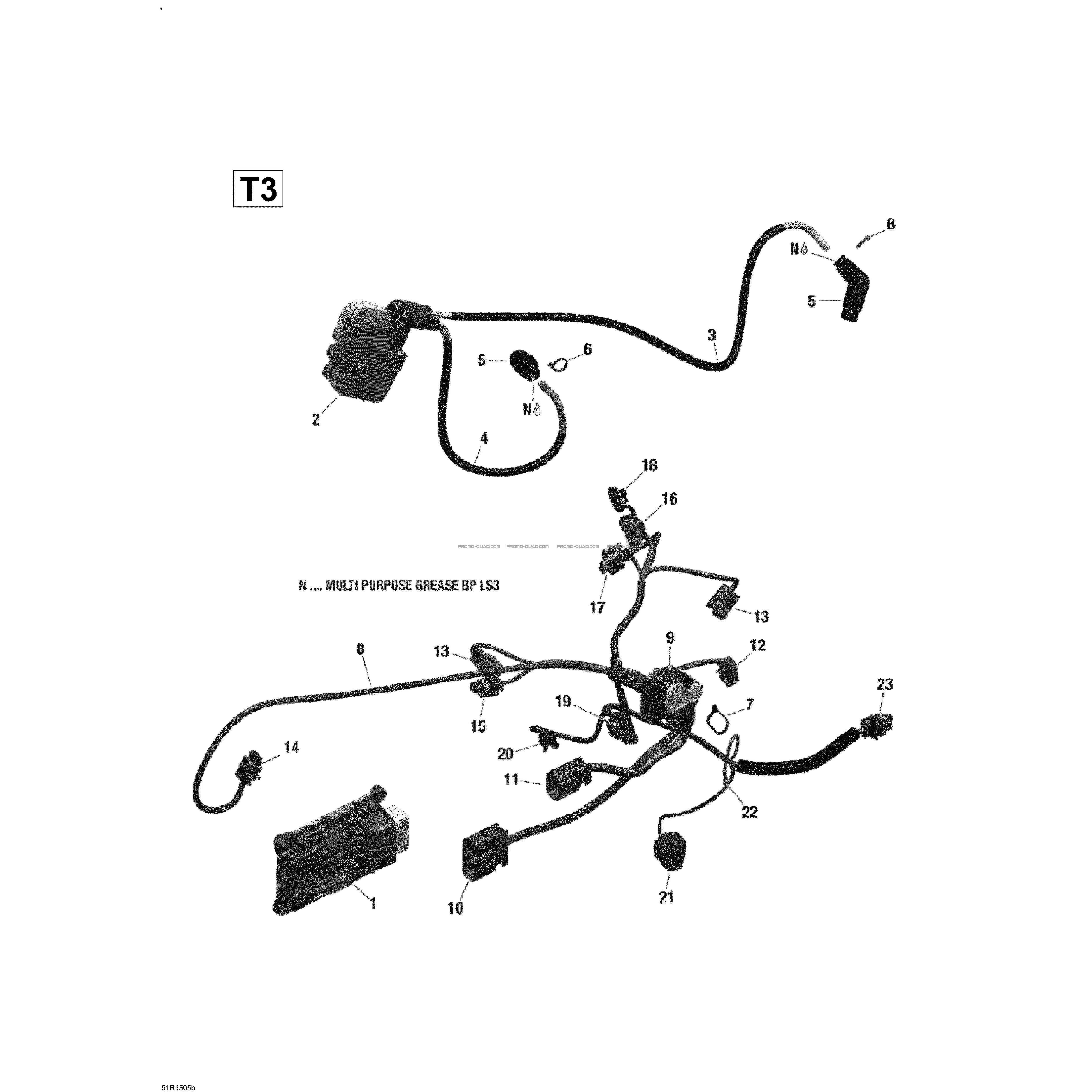 Engine Harness And Electronic Module (T3)  Can-am  2015 Toutes les cylindrées  Original parts OEMEngine Harness And Electronic Module (T3)  Can-am  2015 Toutes les cylindrées  Original parts OEM