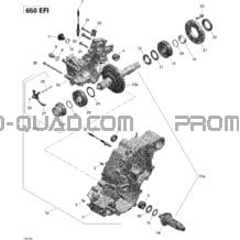 Arbre De Sortie De La Boîte De Vitesses _71R1504 pour Can-am Toutes les cylindrées 2015 Outlander 650 EFI Xmr