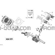 Vilebrequin pour Can-am Toutes les cylindrées 2015 Outlander 650 EFI