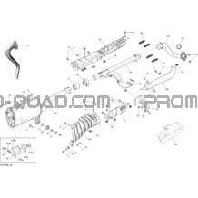 Système Échappement _21T1529 pour Can-am Toutes les cylindrées 2015 Outlander 6X6 1000 EFI