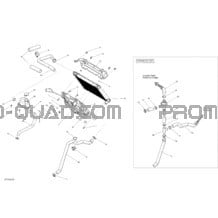 Système Refroidissement _10T1529 pour Can-am Toutes les cylindrées 2015 Outlander 6X6 1000 EFI