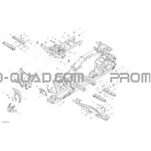 Châssis _30T1529 pour Can-am Toutes les cylindrées 2015 Outlander 6X6 1000 EFI