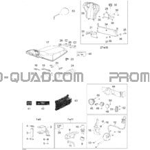 T3 Parts _99T1529 pour Can-am Toutes les cylindrées 2015 Outlander 6X6 1000 EFI