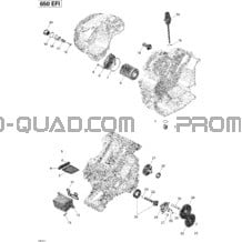 Lubrification Du Moteur _54R1517 pour Can-am Toutes les cylindrées 2015 Outlander 6X6 650 EFI