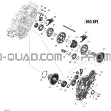 Boîte De Vitesses 2_45R1517b pour Can-am Toutes les cylindrées 2015 Outlander 6X6 650 EFI