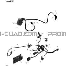 Câblage Moteur Et Module Électronique _51R1517 pour Can-am Toutes les cylindrées 2015 Outlander 6X6 650 EFI