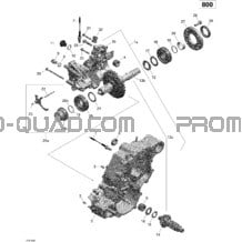 Arbre De Sortie De La Boîte De Vitesses _71R1505 pour Can-am Toutes les cylindrées 2015 Outlander 800R EFI Xmr