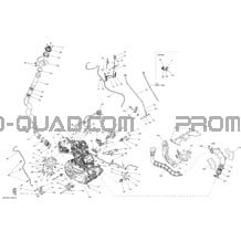 Moteur Et Support Moteur _08T1509 pour Can-am Toutes les cylindrées 2015 Outlander 800R EFI Xmr