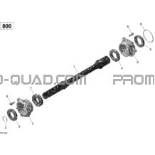 Arbre Entraînement _56R1505 pour Can-am Toutes les cylindrées 2015 Outlander 800R EFI Xmr