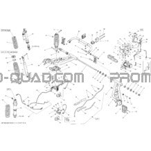 Suspension Arrière _26T1508 pour Can-am Toutes les cylindrées 2015 Outlander 800R EFI