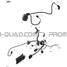 Engine Harness And Electronic Module Outlander_51R1505 pour Can-am Toutes les cylindrées 2015 Outlander 800R EFI