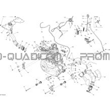 Moteur Et Support Moteur _08T1503 pour Can-am Toutes les cylindrées 2015 Outlander L 500 EFI