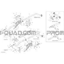Système Échappement _21T1503 pour Can-am Toutes les cylindrées 2015 Outlander L 500 EFI