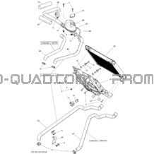 Système Refroidissement _10T1503 pour Can-am Toutes les cylindrées 2015 Outlander L 500 EFI