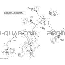Freins North America pour Can-am Toutes les cylindrées 2015 Outlander L 500 EFI