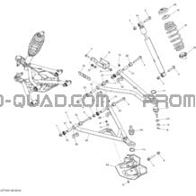 Suspension Avant _24T1503 pour Can-am Toutes les cylindrées 2015 Outlander L 500 EFI