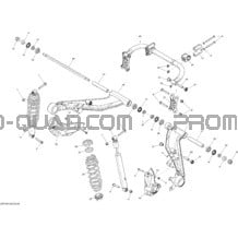 Suspension Arrière _26T1503 pour Can-am Toutes les cylindrées 2015 Outlander L 500 EFI
