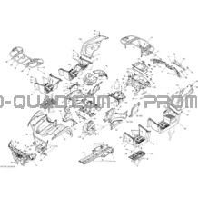 Carrosserie Et Accessoires _31T1503 pour Can-am Toutes les cylindrées 2015 Outlander L 500 EFI
