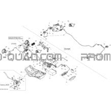 Système Électrique _20T1503 pour Can-am Toutes les cylindrées 2015 Outlander L 500 EFI