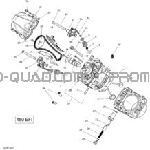 Culasse _03R1501 pour Can-am Toutes les cylindrées 2015 Outlander L MAX 450 EFI
