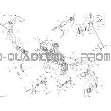 Moteur Et Support Moteur _08T1502 pour Can-am Toutes les cylindrées 2015 Outlander L MAX 450 EFI