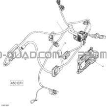 Câblage Moteur Et Module Électronique _51R1501 pour Can-am Toutes les cylindrées 2015 Outlander L MAX 450 EFI