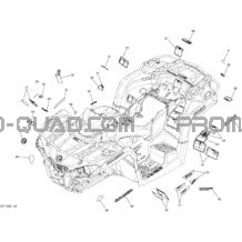 Décalques _32T1504 pour Can-am Toutes les cylindrées 2015 Outlander L MAX 500 EFI