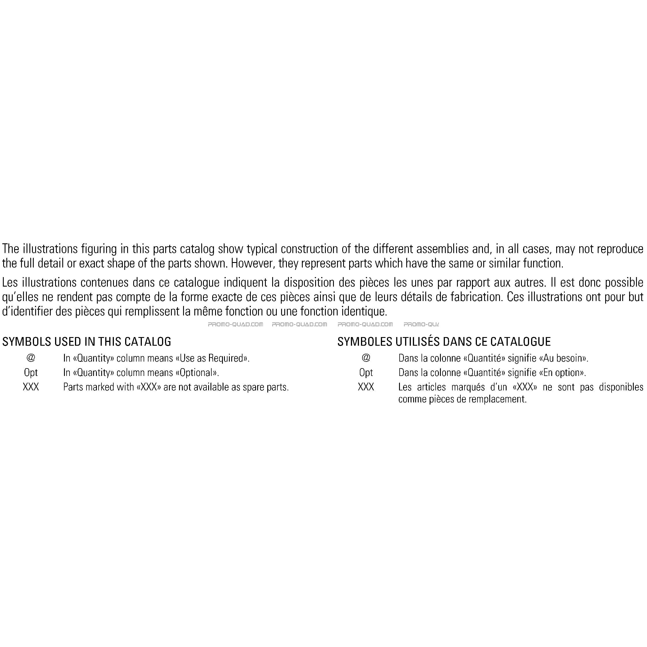 Numéros de modèle _00T1518  Can-am  2015 Toutes les cylindrées  Original parts OEMNuméros de modèle _00T1518  Can-am  2015 Toutes les cylindrées  Original parts OEM