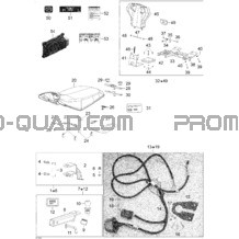 T3 Parts _99T1517 pour Can-am Toutes les cylindrées 2015 Outlander MAX 1000 EFI
