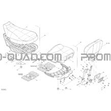Seat _29T1527 pour Can-am Toutes les cylindrées 2015 Outlander Max 400 EFI