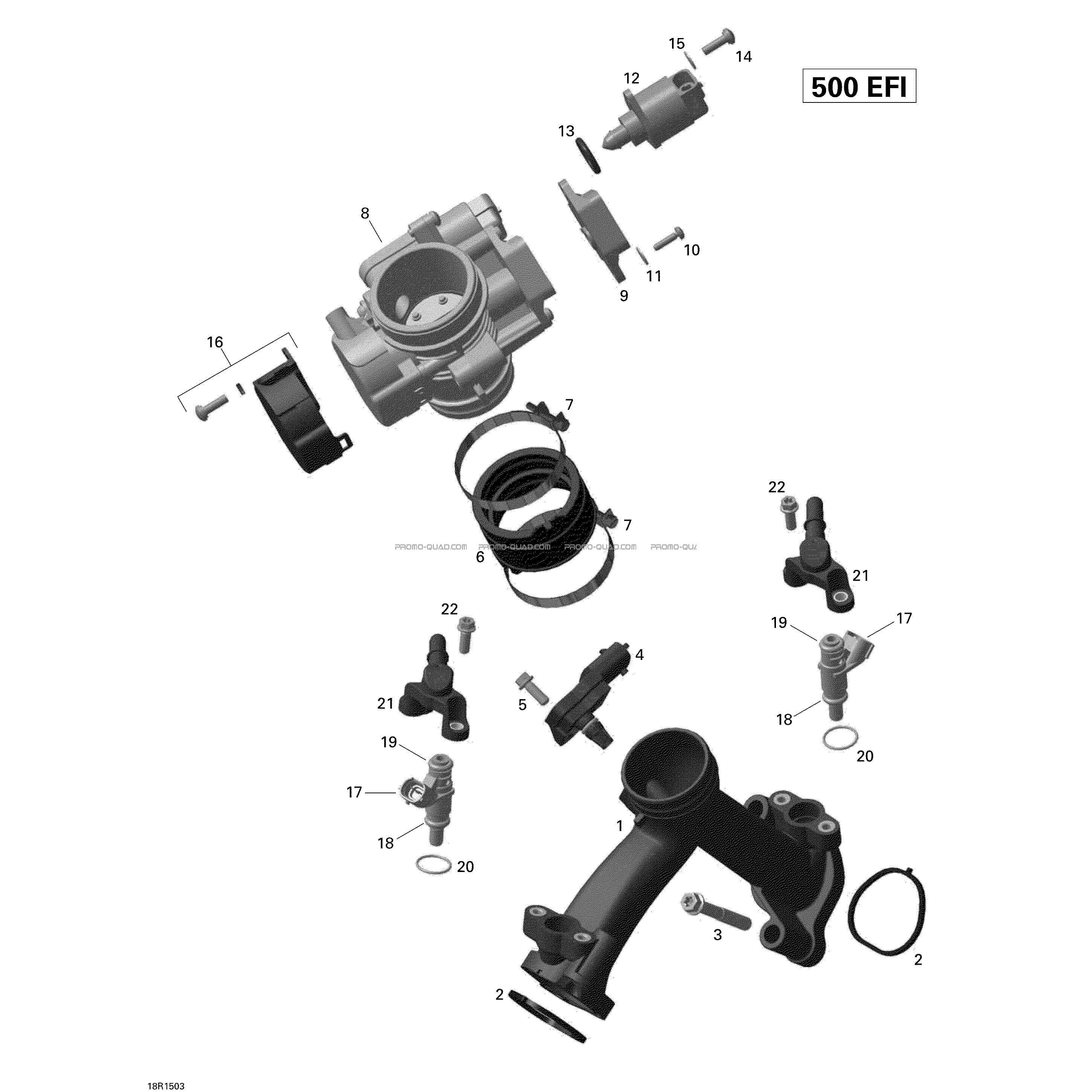 Collecteur Admission Air Et Carter De Papillon _18R1503  Can-am  2015 Toutes les cylindrées  Original parts OEMCollecteur Admission Air Et Carter De Papillon _18R1503  Can-am  2015 Toutes les cylindrées  Original parts OEM