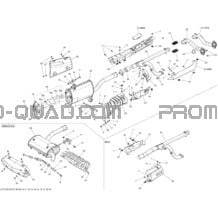 Système Échappement _21T1515 pour Can-am Toutes les cylindrées 2015 Outlander MAX 650 EFI