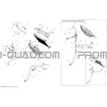 Système Refroidissement _10T1515 pour Can-am Toutes les cylindrées 2015 Outlander MAX 650 EFI