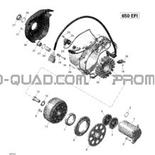 Magneto And Electric Starter Outlander MAX_04R1504 pour Can-am Toutes les cylindrées 2015 Outlander MAX 650 EFI