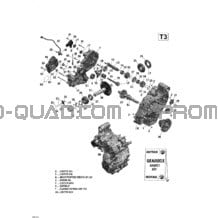 Gear Box 1_T3 Package pour Can-am Toutes les cylindrées 2015 Outlander MAX 650 EFI