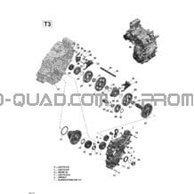 Gear Box 2_T3 Package pour Can-am Toutes les cylindrées 2015 Outlander MAX 650 EFI