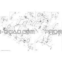 Freins _22T1515 pour Can-am Toutes les cylindrées 2015 Outlander MAX 650 EFI