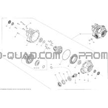 Système Entraînement Avant _Differential_12T1515b pour Can-am Toutes les cylindrées 2015 Outlander MAX 650 EFI