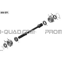 Arbre Entraînement _56R1504 pour Can-am Toutes les cylindrées 2015 Outlander MAX 650 EFI