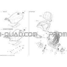 Siège _29T1515 pour Can-am Toutes les cylindrées 2015 Outlander MAX 650 EFI