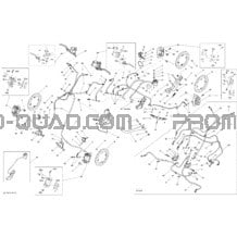 Freins _22T1511 pour Can-am Toutes les cylindrées 2015 Renegade 500 EFI