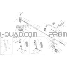 Suspension Arrière _26T1511 pour Can-am Toutes les cylindrées 2015 Renegade 500 EFI