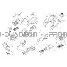 Carrosserie Et Accessoires _31T1511 pour Can-am Toutes les cylindrées 2015 Renegade 500 EFI