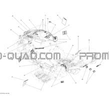 Décalques STD_32T1511a pour Can-am Toutes les cylindrées 2015 Renegade 500 EFI