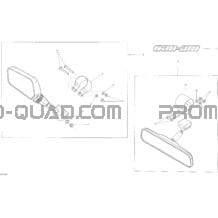 Mirroirs _67C1411 pour Can-am Toutes les cylindrées 2015 Commander (Electric 9Kw)