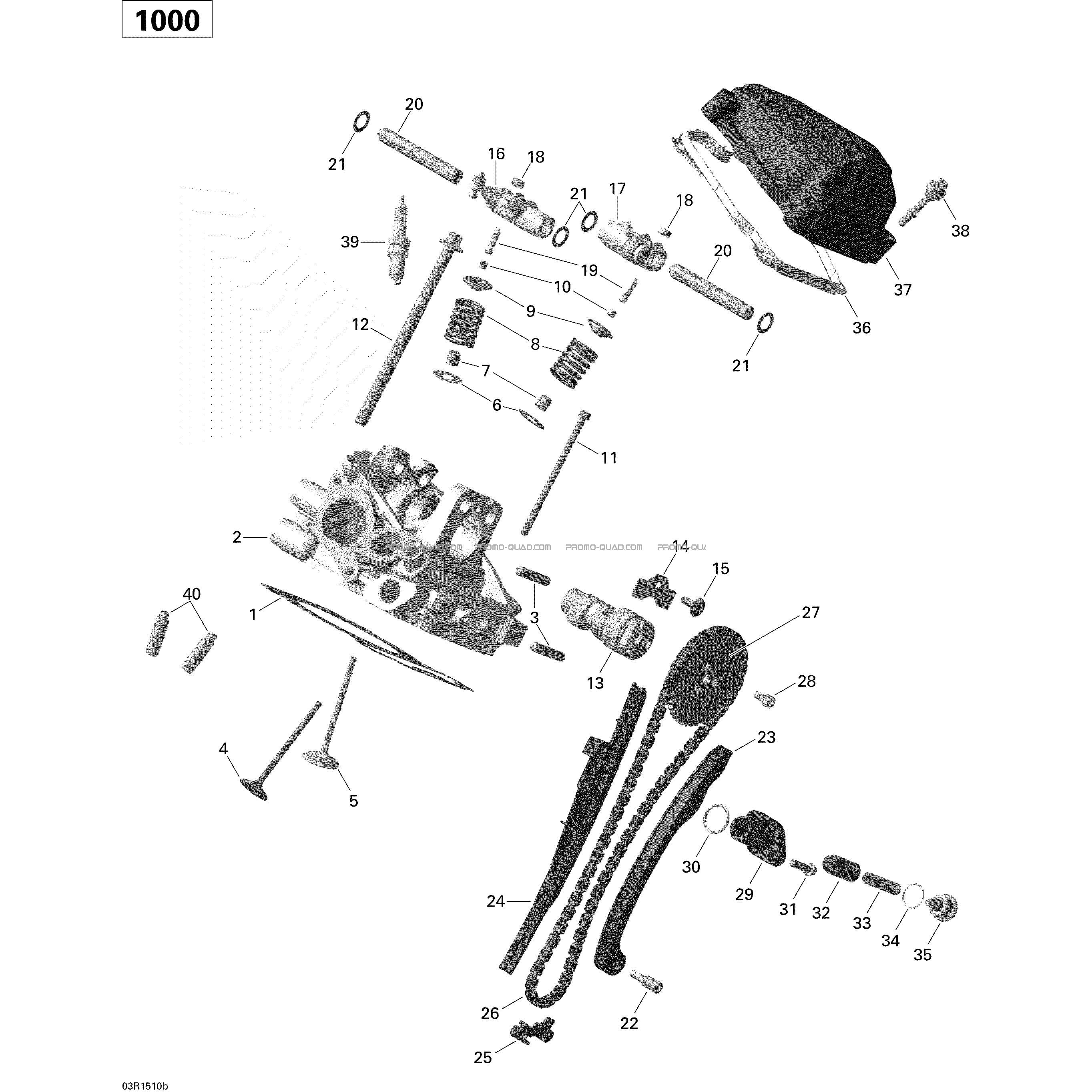Culasse  Can-am  2015 Toutes les cylindrées  Original parts OEMCulasse  Can-am  2015 Toutes les cylindrées  Original parts OEM