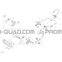 Système Échappement _21C1502 pour Can-am Toutes les cylindrées 2015 Commander 1000_STD_DPS_XT_XTP