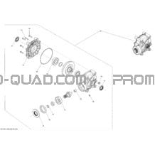 Système Entraînement Arrière _Differential_13C1502b pour Can-am Toutes les cylindrées 2015 Commander 1000_STD_DPS_XT_XTP